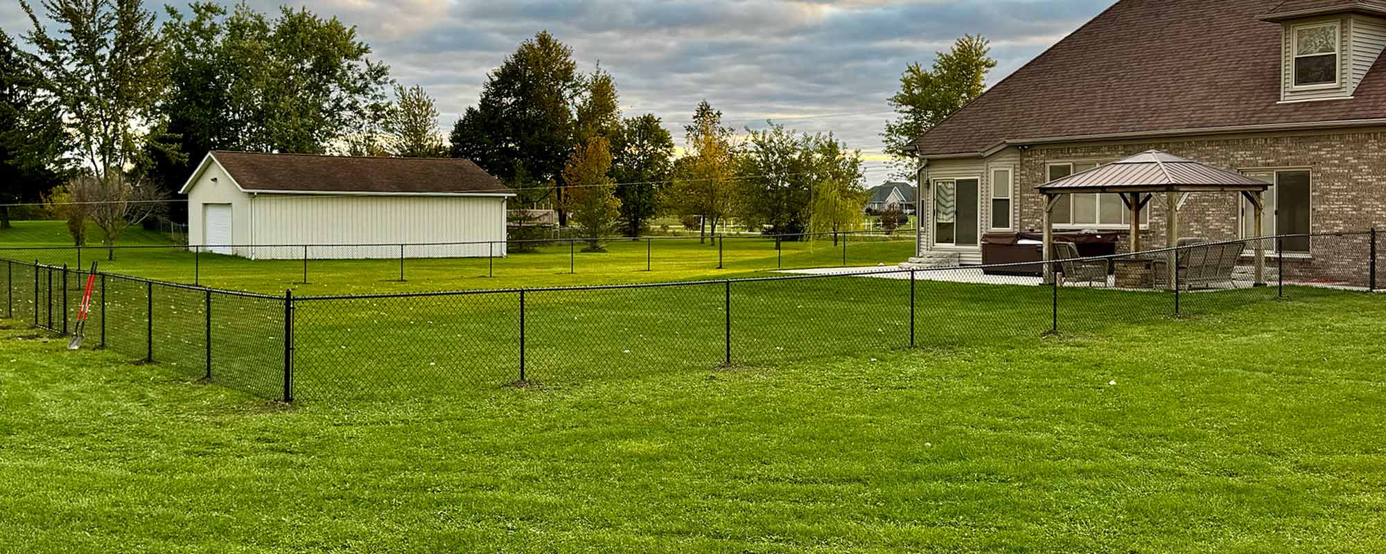 Chain Link fence installed