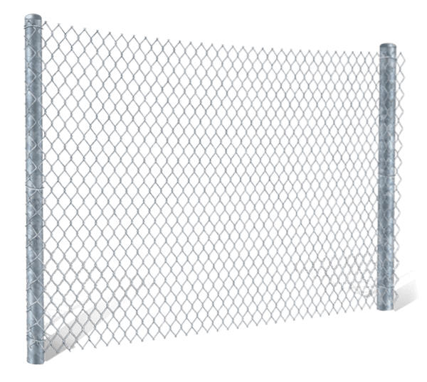 Temporary fence installation for the area.