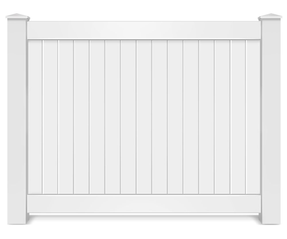 Vinyl full privacy fence contractor