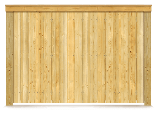Cap & Trim wood fence