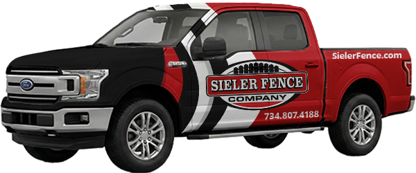 Sieler Fence Company service truck